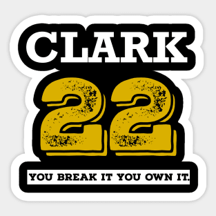 Caitlin Clark 22 Sticker